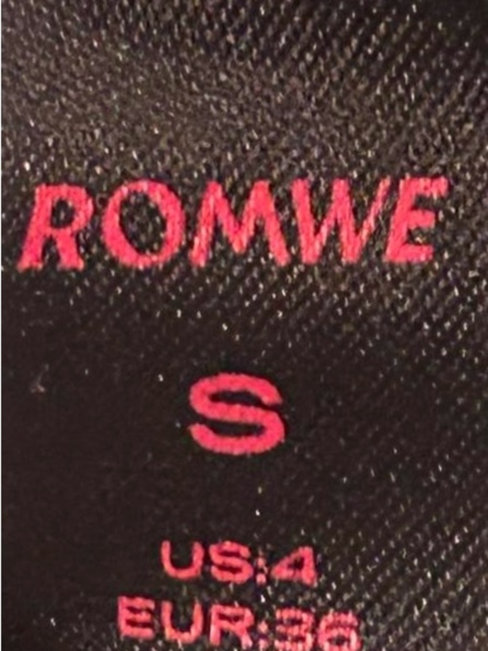 ROMWE Black Velvet High-Low Ruffle Skirt - Picture 7 of 7